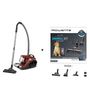 Voir la diapositive 1 : ROWENTA Lot Aspirateur sans sac + Kit 3 brosses animal YY4187FE