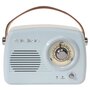 MADISON Radio portable analogique - Vintage FREESOUND VR30 - Bleu