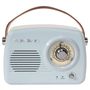Voir la diapositive 2 : MADISON Radio portable analogique - Vintage FREESOUND VR30 - Bleu