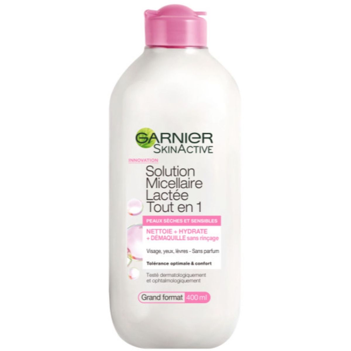GARNIER SkinActive solution micellaire lactée peaux sèches et sensibles 400ml