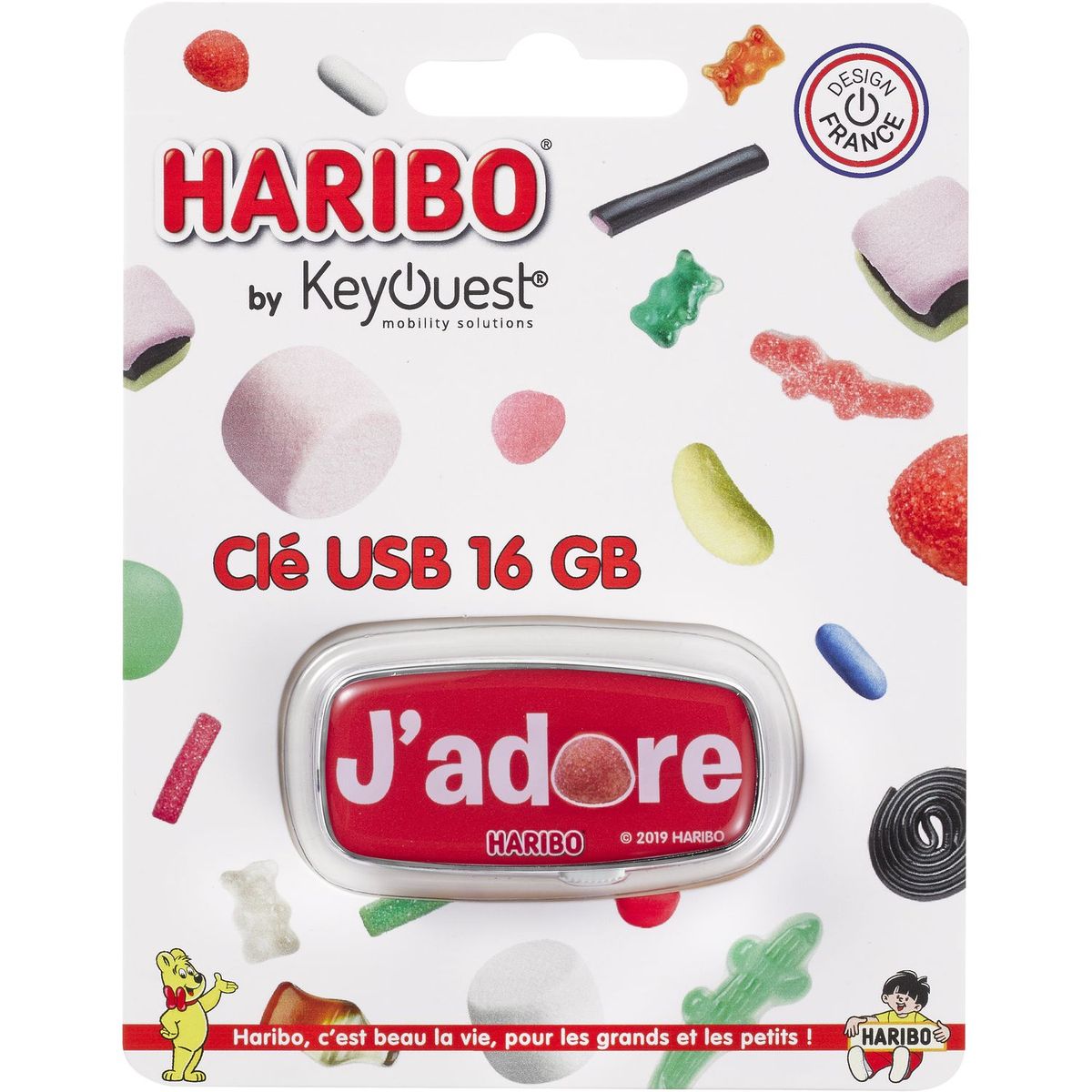 KEYOUEST Clé USB Haribo Tagada 16 Go