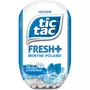 TIC TAC Fresh+ goût menthe polaire sans sucres 60 dragées 40g