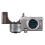 CANON Appareil photo hybride - Gris - EOS M100 + Objectif 15-45 mm + Étui + Carte SD 16 Go