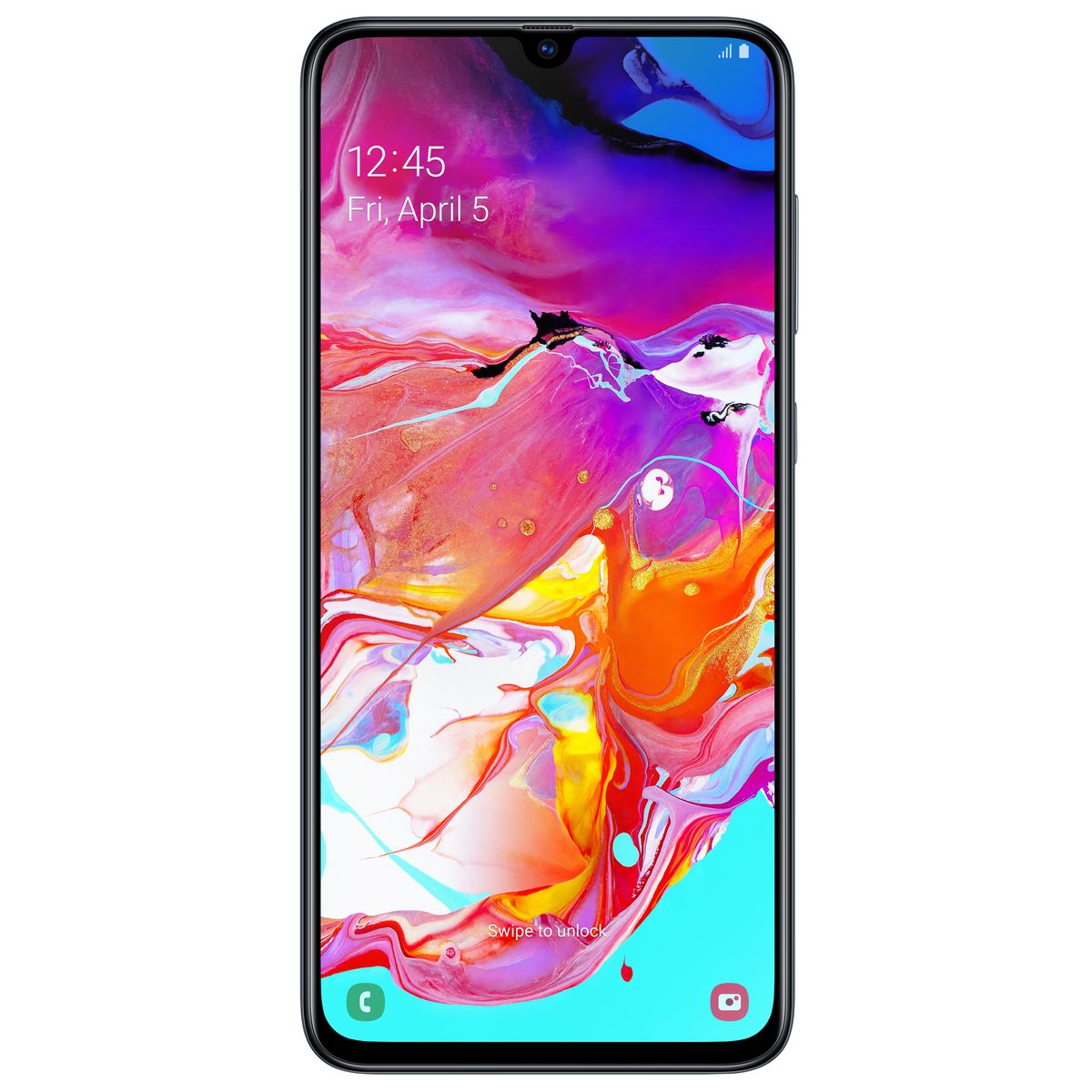 SAMSUNG Smartphone - GALAXY A70 - 128 Go - 6.7 pouces - Noir - 4G - Double port SIM