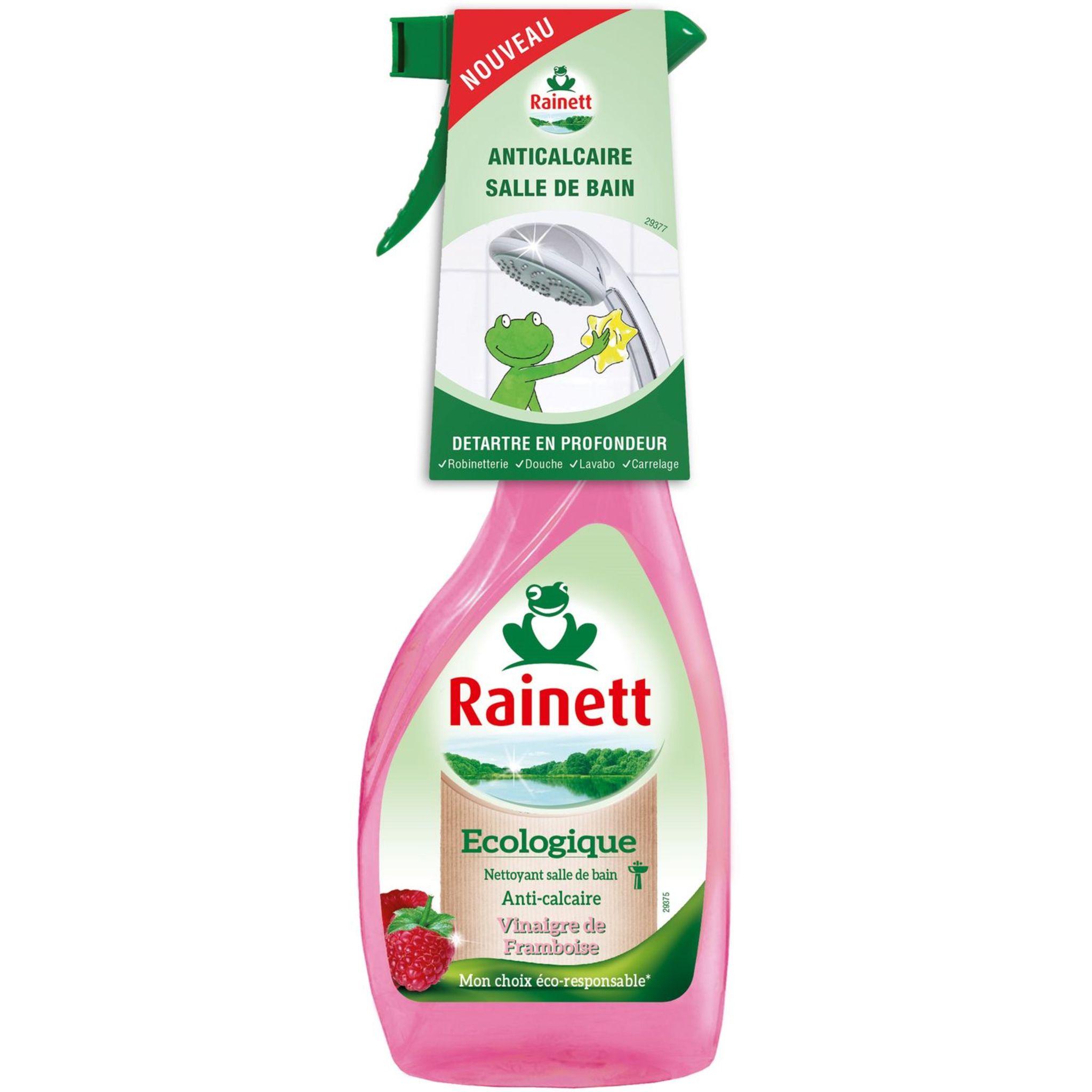 RAINETT Rainett nettoyant anti calcaire vinaigre de framboise 500ml