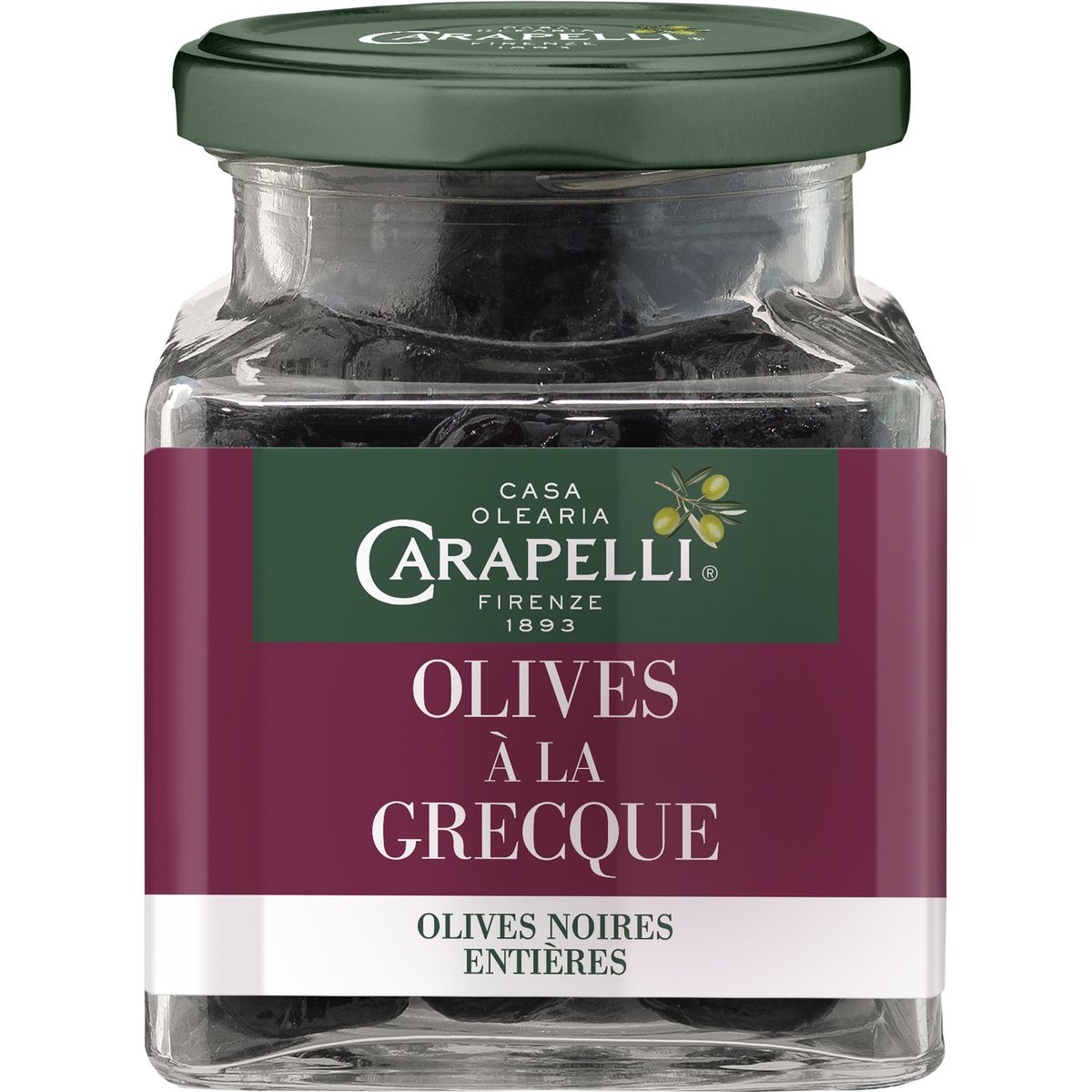 CARAPELLI Carapelli olives noires à la grecque 135g