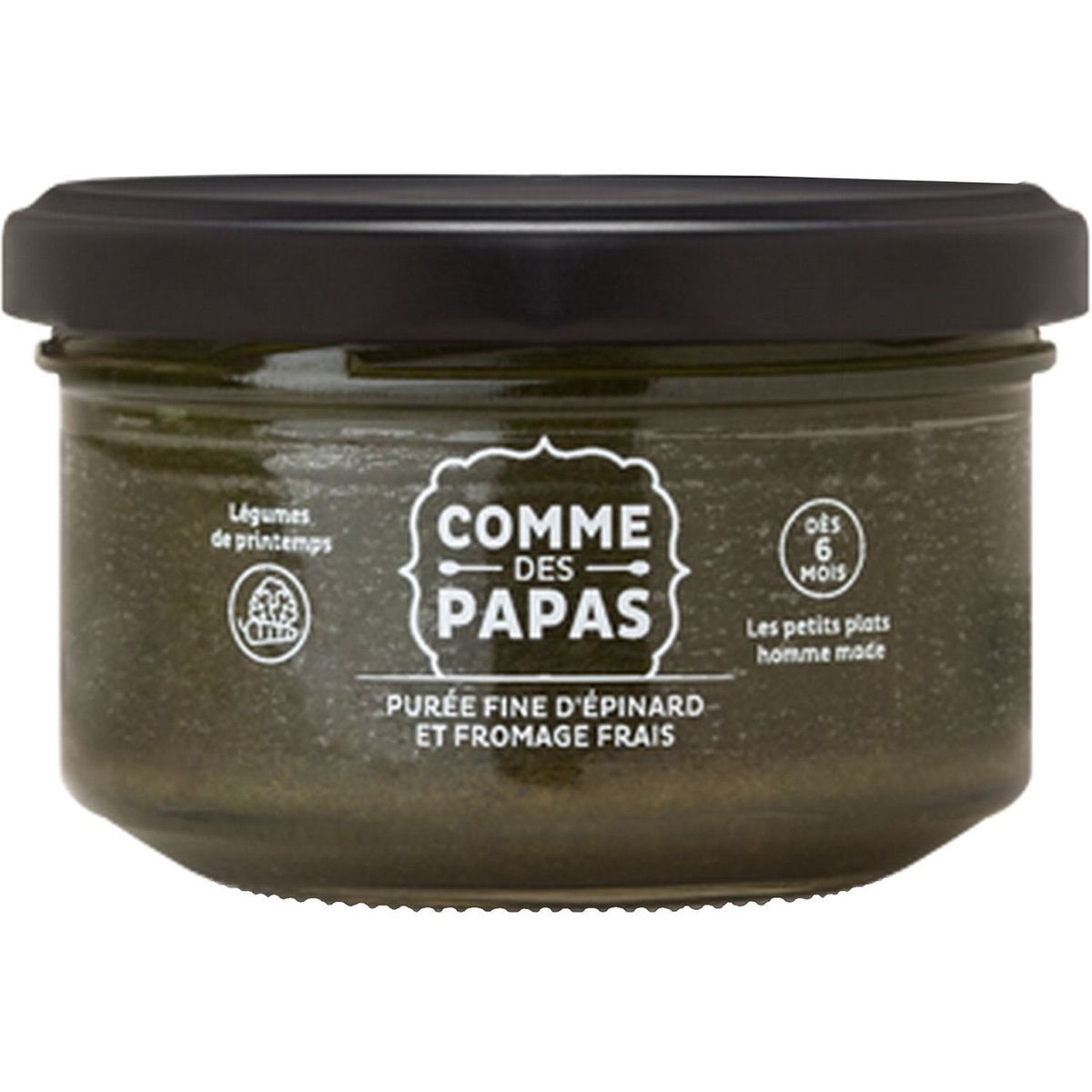 COMME DES PAPAS Petit pot purée épinard et fromage bio dès 6 mois 130g