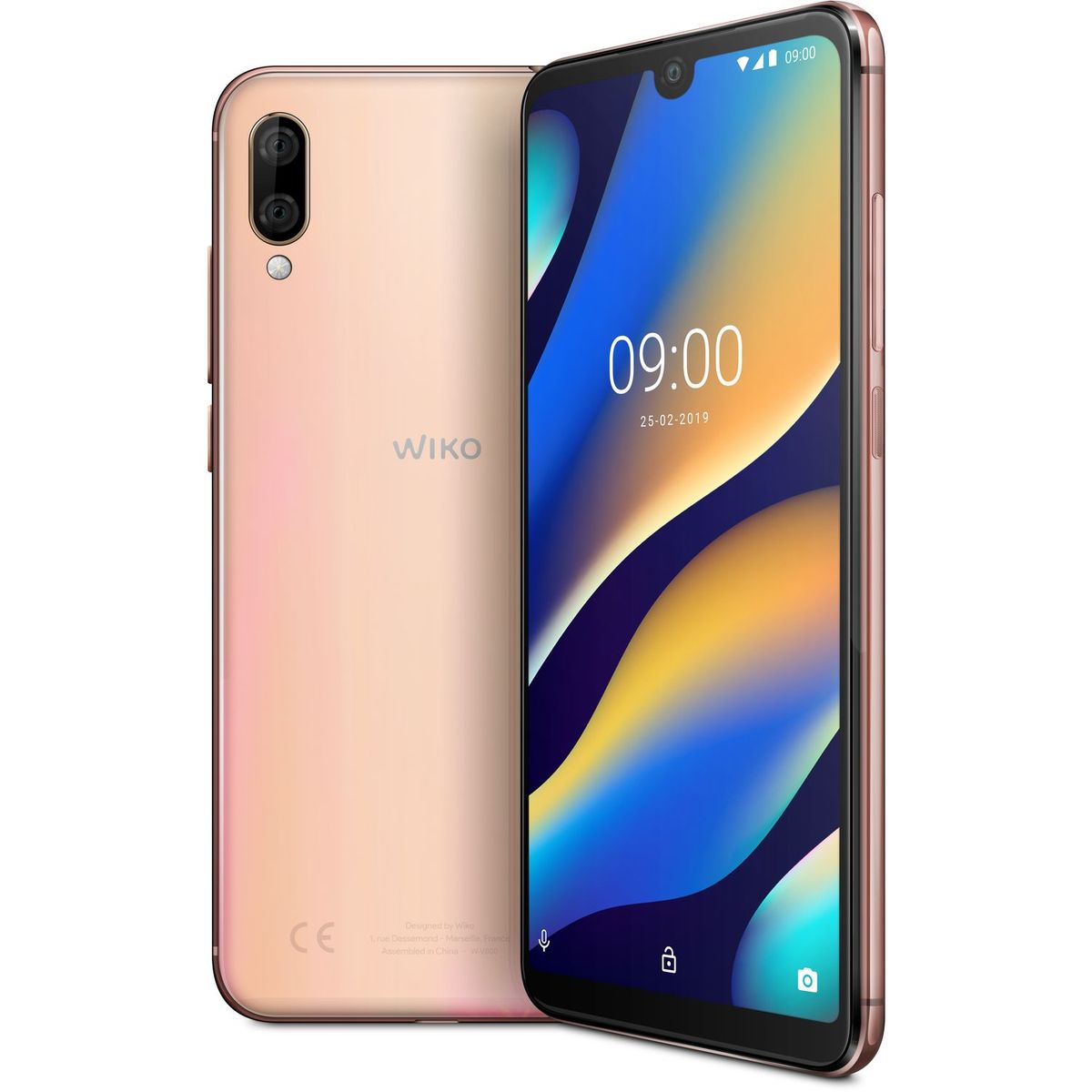 WIKO Smartphone VIEW3 LITE - 32 Go - Or - Gold Blush - 6.09 pouces - 4G