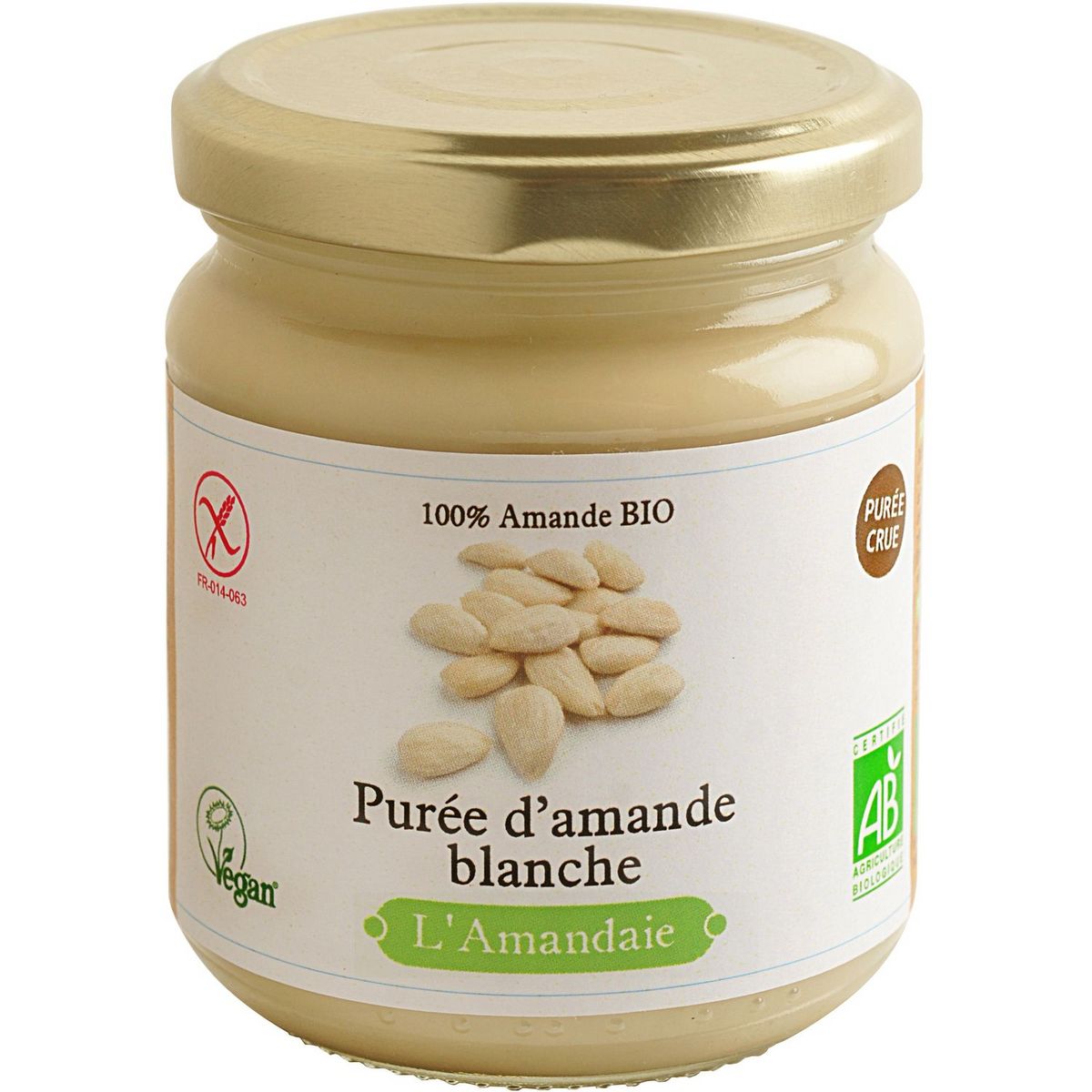L'AMANDAIE L'Amandaie purée d'amande blanche bio 200g