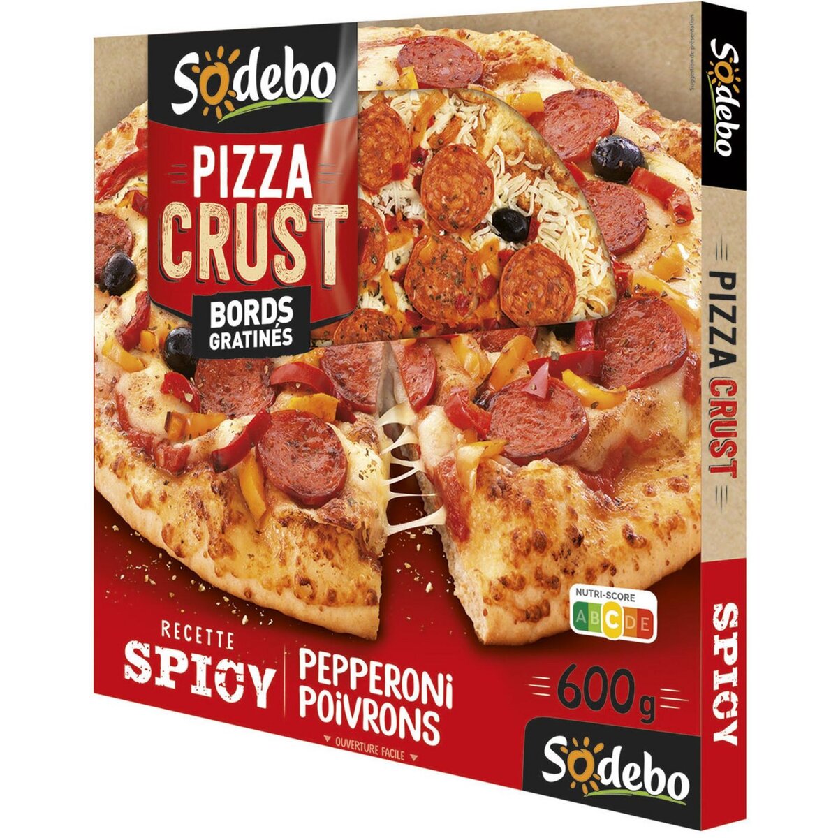 SODEBO Sodebo pizza crust spicy 600g