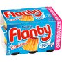 FLANBY Flan aromatisé à la vanille nappage caramel 12x100g