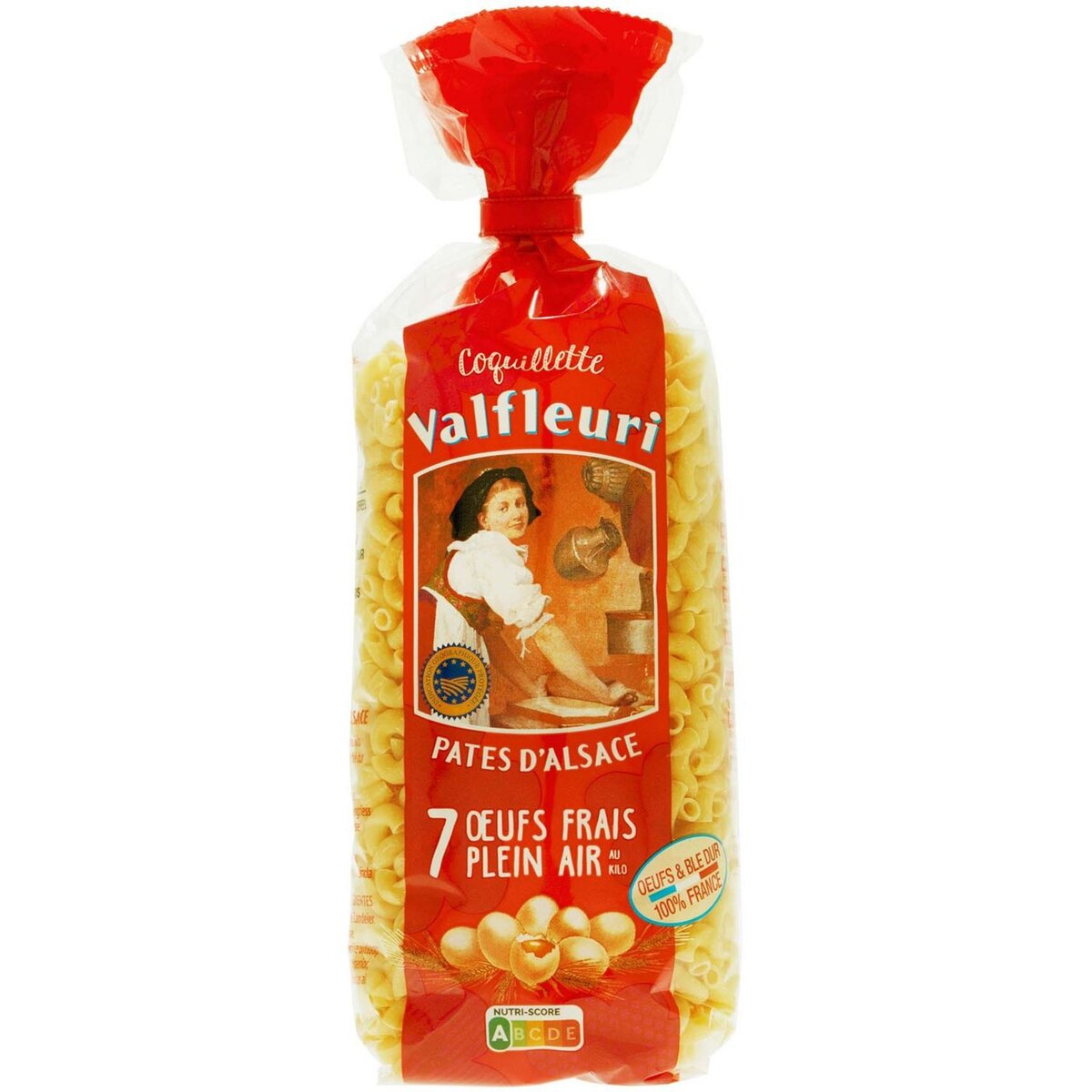VALFLEURI Valfleuri pâtes aux 7 oeufs coquillettes 250 g