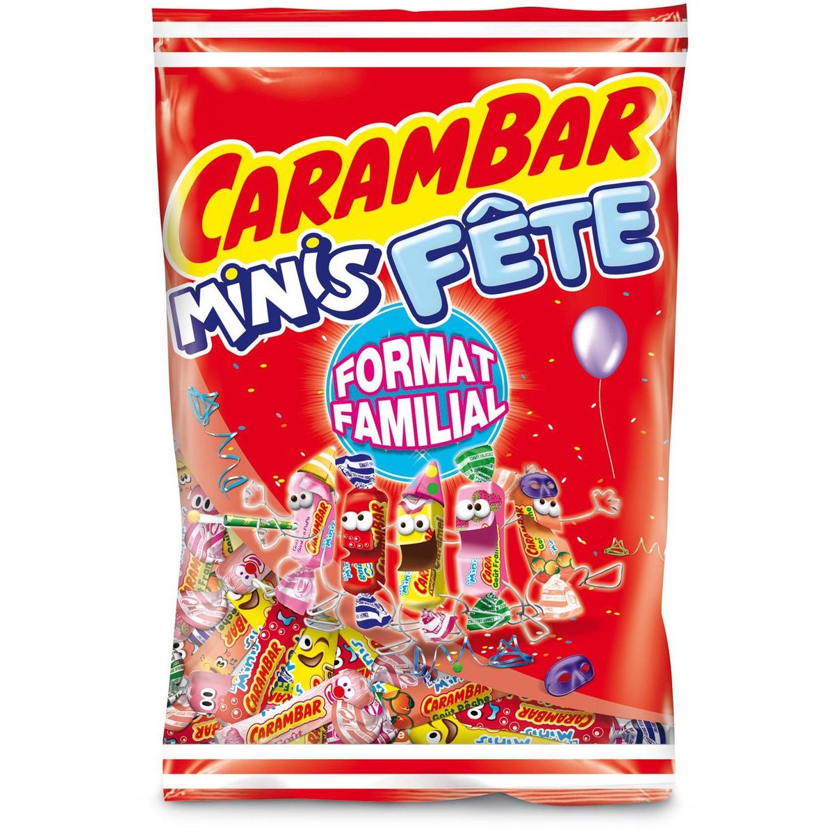 CARAMBAR Assortiment mini carambar fête 352g