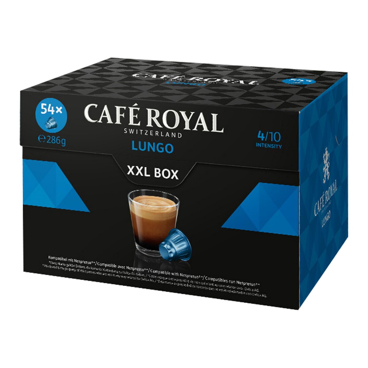 CAFE ROYAL Café lungo en capsule compatible Nespresso 54 capsules 181g