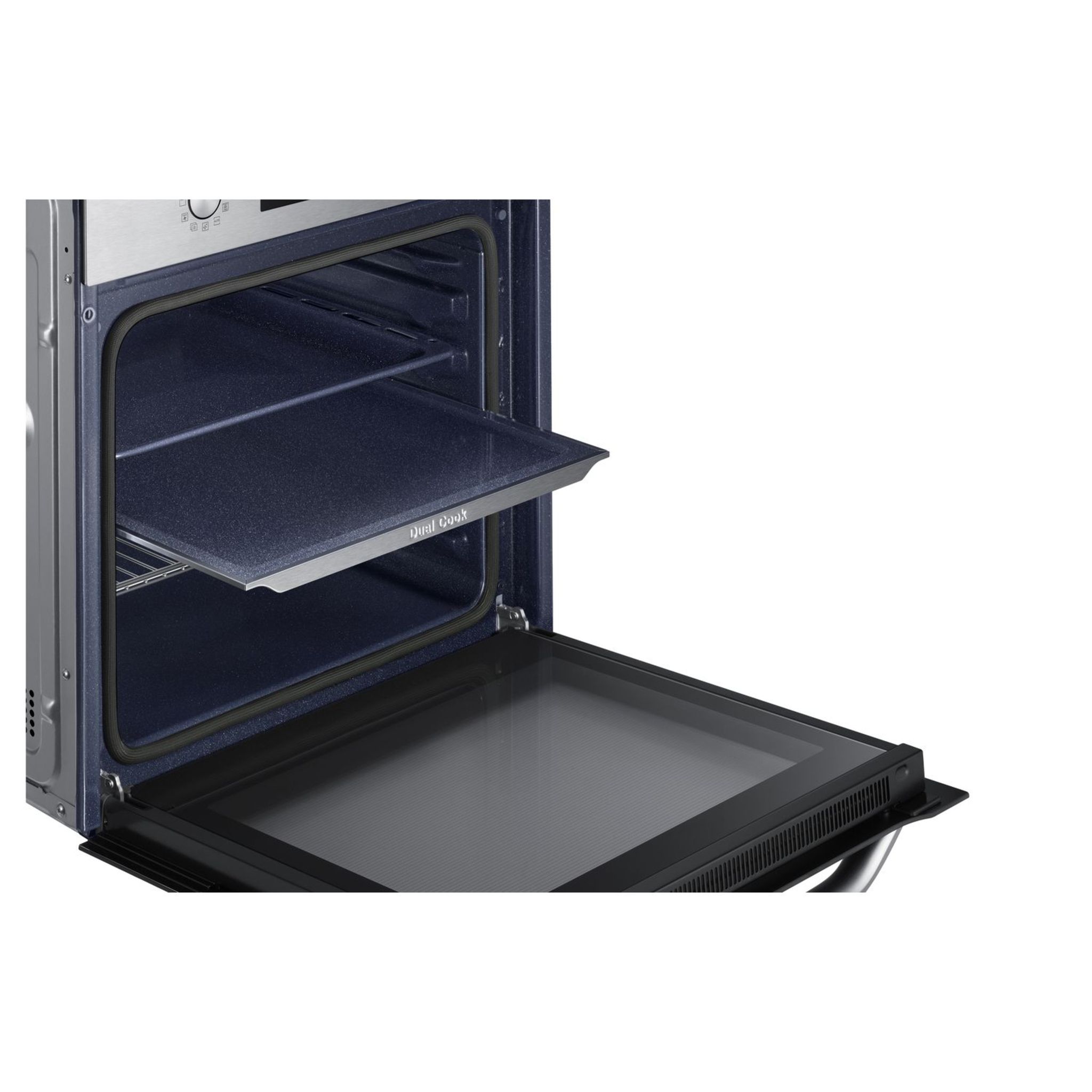 Voir la diapositive 7 : SAMSUNG Four encastrable NV64R3571BS, 64 L, Multifonction, Chaleur pulsée, Nettoyage pyrolyse, 2 cavités indépendantes
