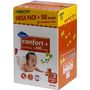 Voir la diapositive 1 : AUCHAN Auchan baby Confort + couches méga pack taille 3 (4-9kg) x40 40 couches