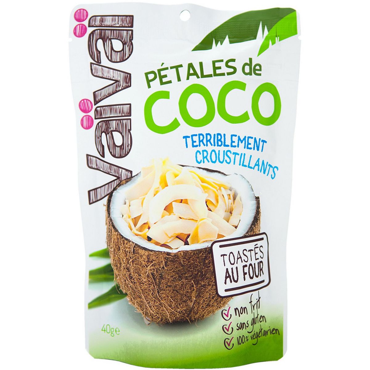 VAIVAI Vaïvaï pétales de coco toasté au four sachet 40g