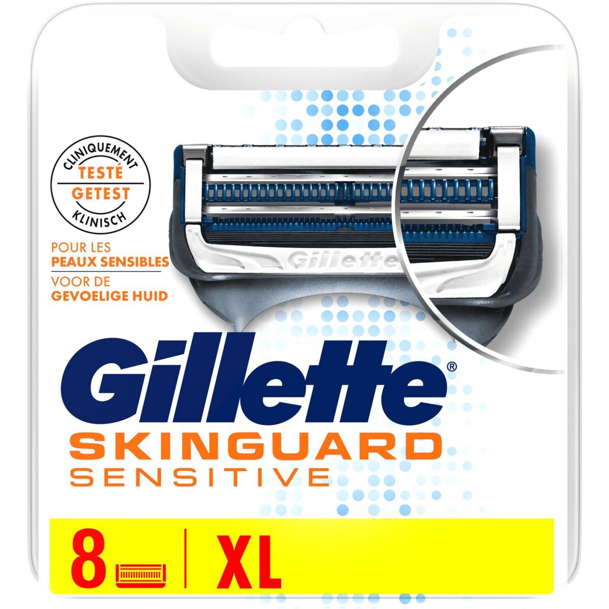 GILLETTE Skinguard Sensitive recharge lames de rasoir 8 recharges