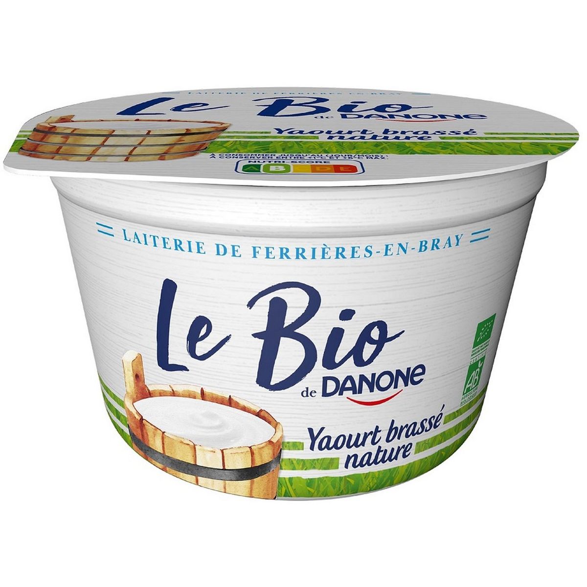 DANONE Yaourt brassé nature bio 480g