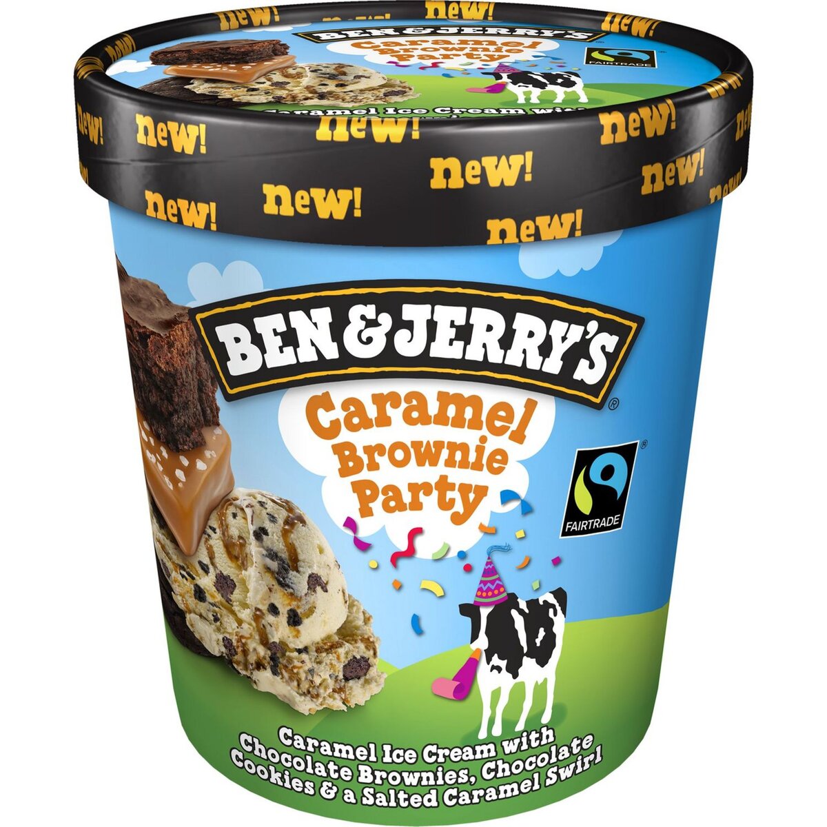 BEN & JERRY'S Ben&Jerry's pot de glace caramel brownie 426g 426g