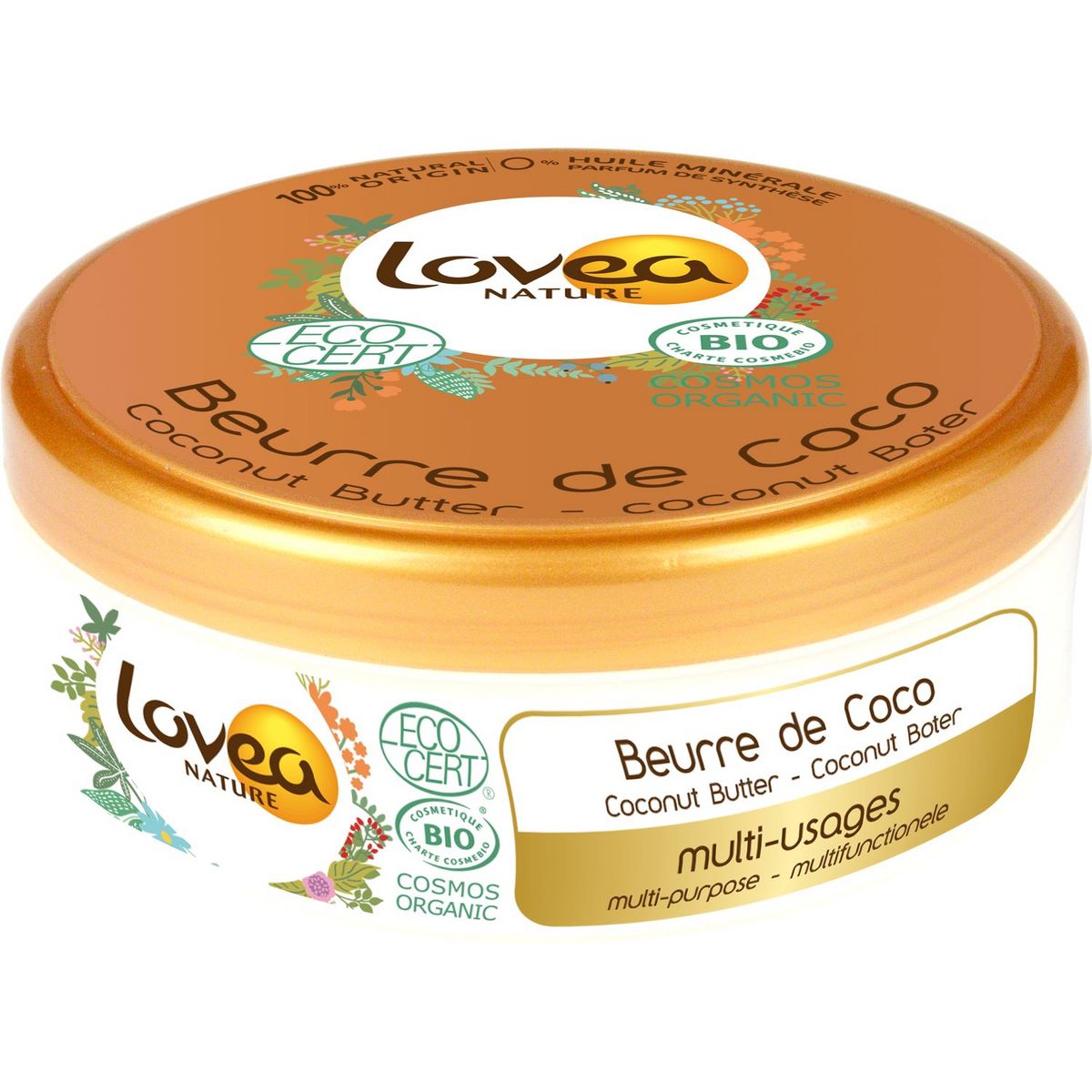 LOVEA Beurre de coco bio multi-usages 150ml
