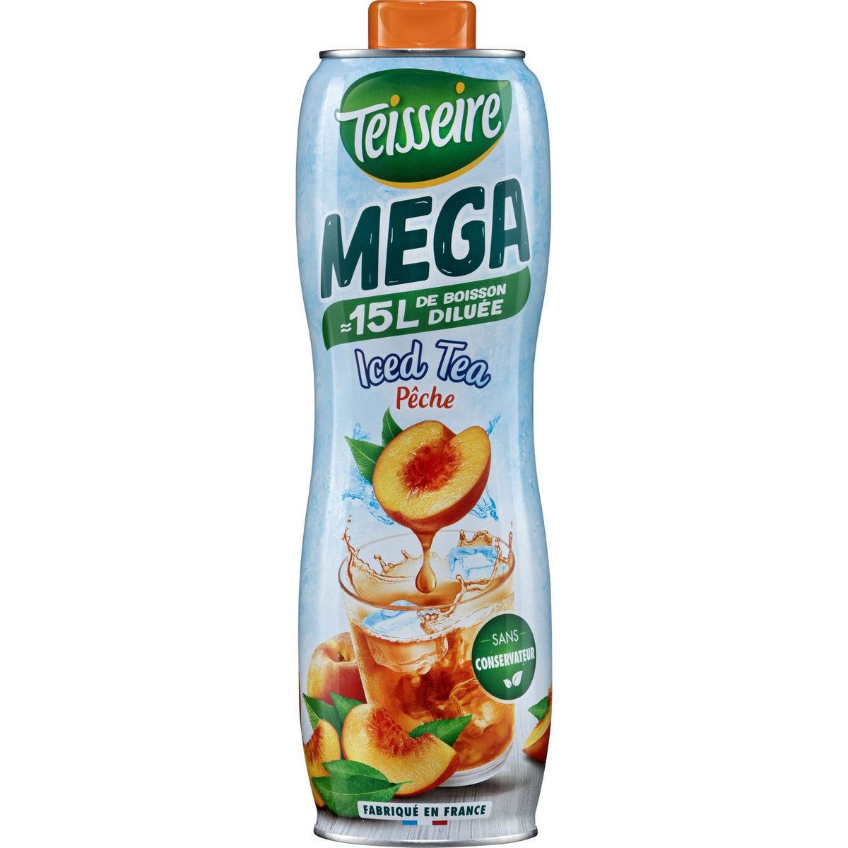 TEISSEIRE Teisseire Sirop iced tea pêche mega bidon 1,5l 1,5l