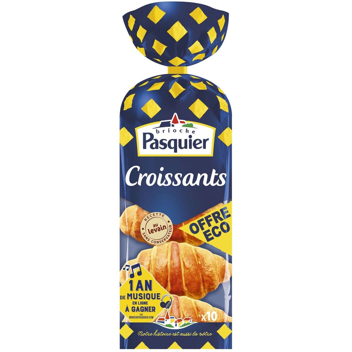 PASQUIER Pasquier croissants x10 -400g offre éco