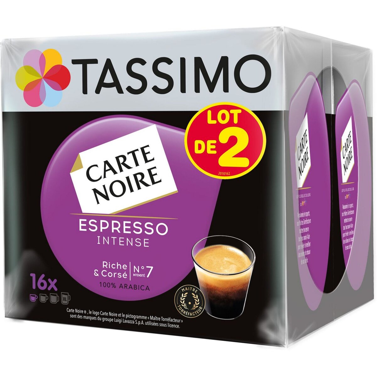 TASSIMO Café espresso intense Carte Noire en dosette 32 dosettes 237g