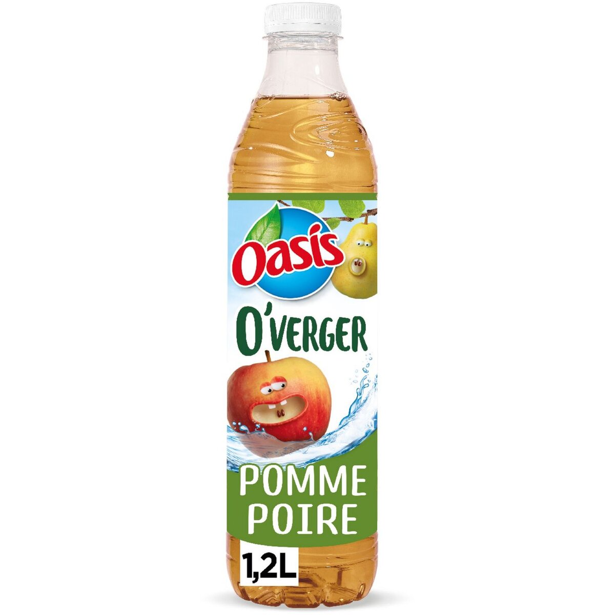 OASIS O'Verger eau fruitée saveur pomme poire 1,2l