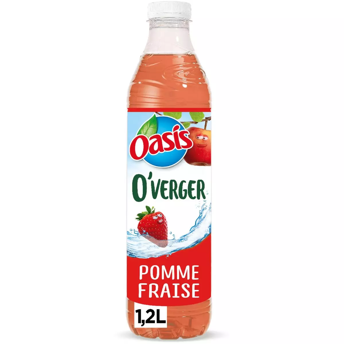 OASIS O'Verger eau fruitée saveur pomme fraise 1,2l