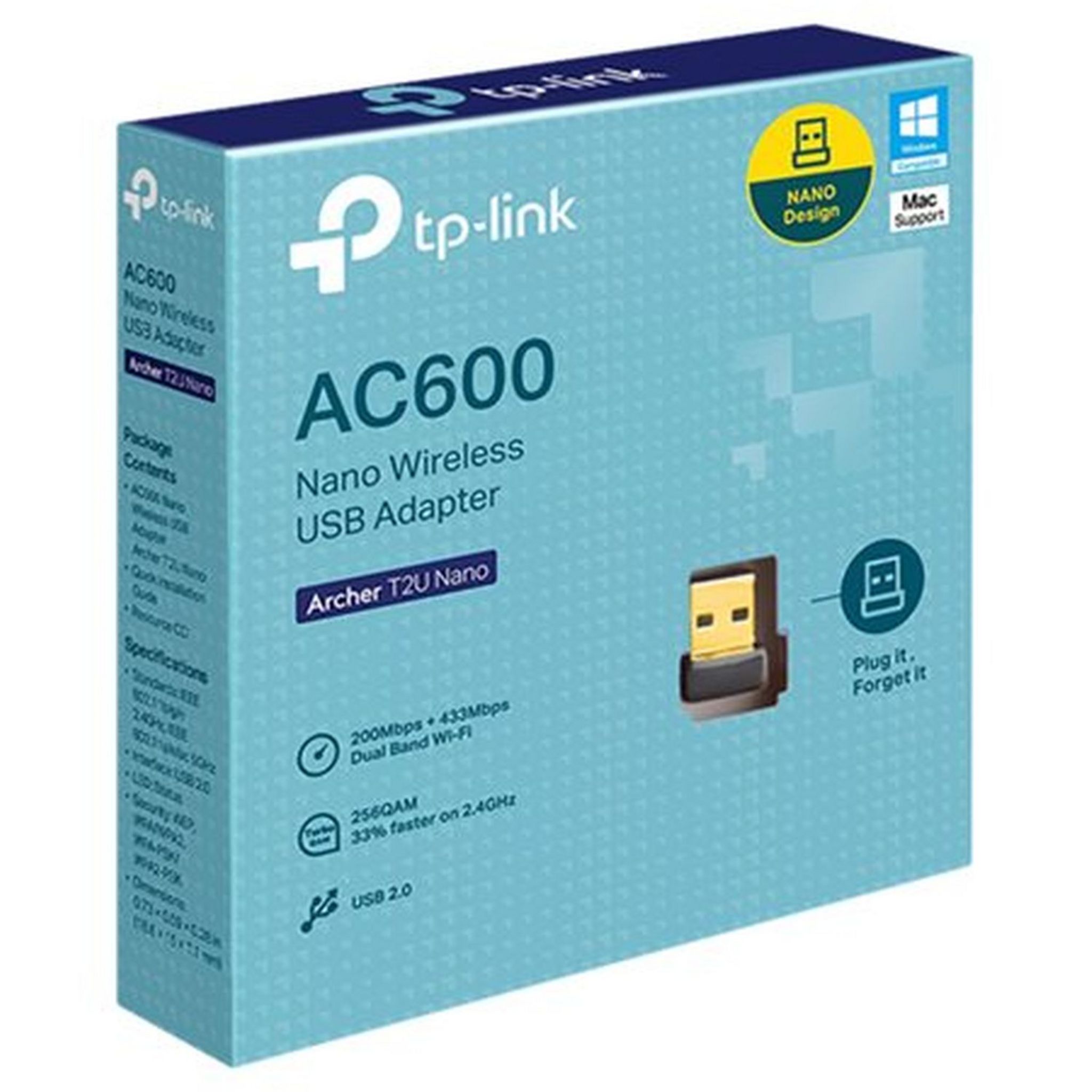 Voir la diapositive 2 : TP-LINK Nano Clé USB WiFi ARCHER T2U Noir et Or