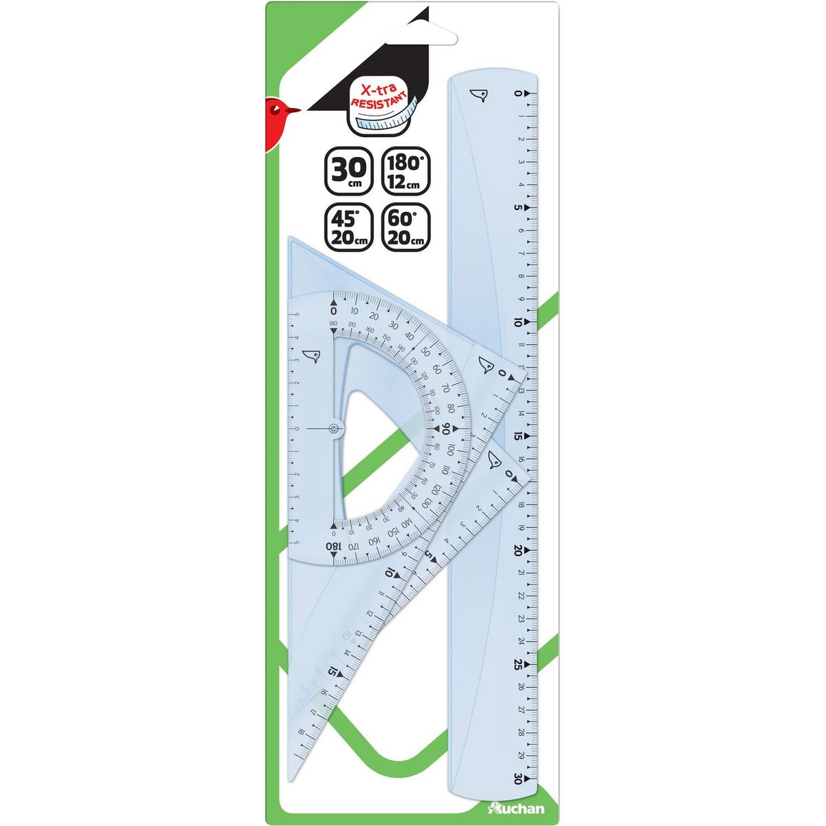 AUCHAN Auchan Kit de traçage incassable 4 pièces 1 pièce