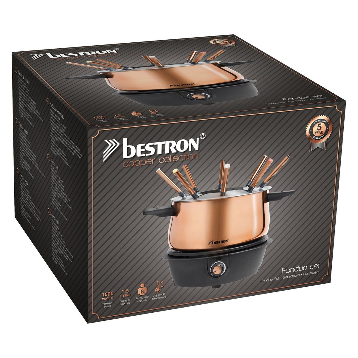 BESTRON Fondue 8 personnes - AFD850CO
