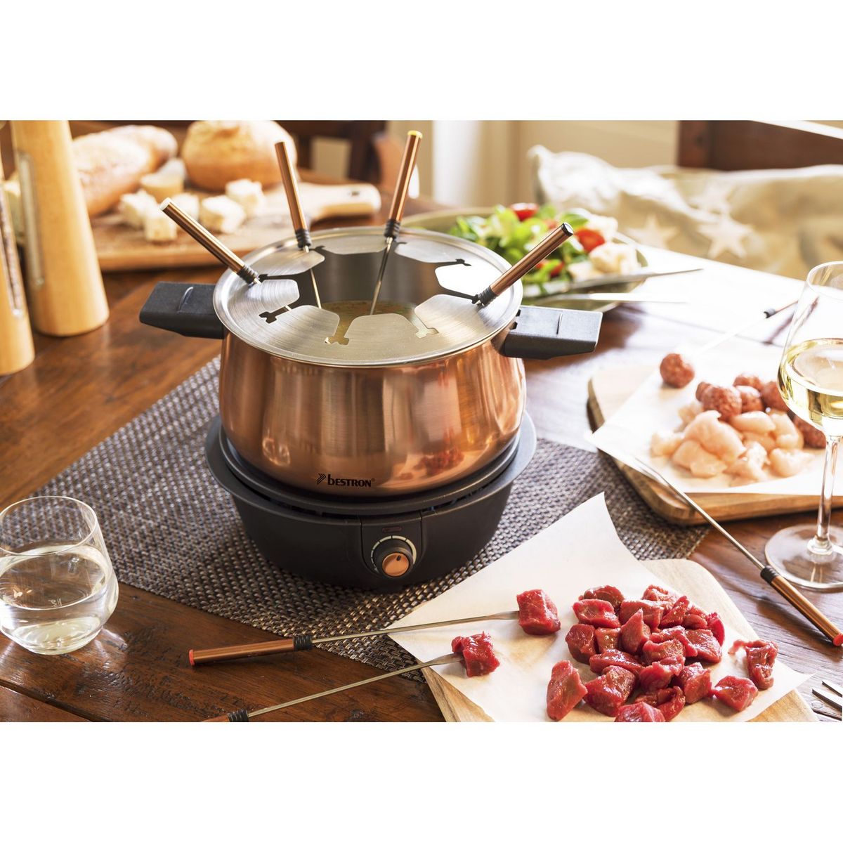 BESTRON Fondue 8 personnes - AFD850CO