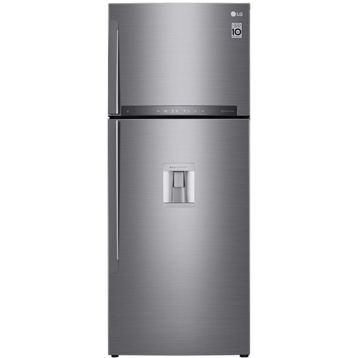 LG Réfrigérateur 2 portes GTF7043PS, 438 L, Froid No Frost