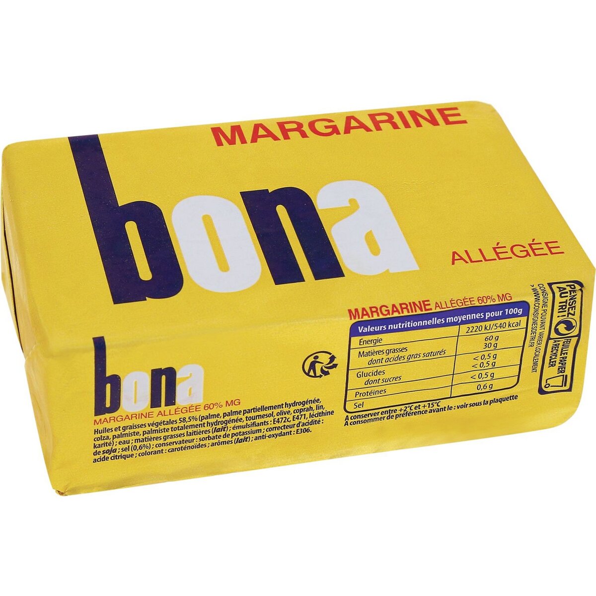 AUCHAN ESSENTIEL Margarine allégée 500g
