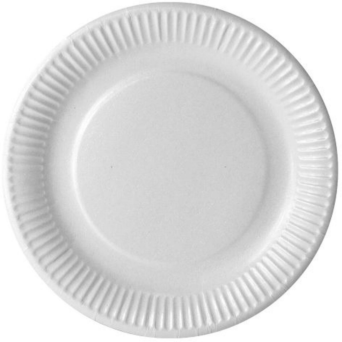 POUCE Pouce assiette en carton blanc 23cm x100