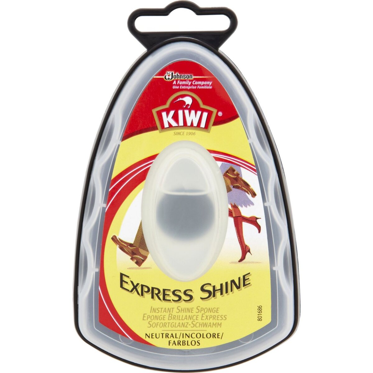 KIWI Kiwi éponge express shine incolore x1