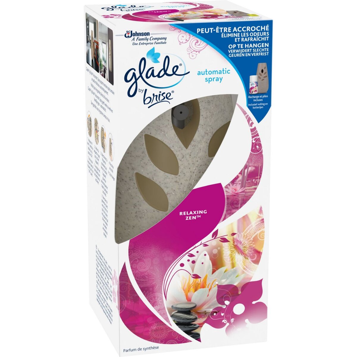 GLADE Glade diffuseur automatique spray relaxing zen + recharge pas