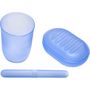 Voir la diapositive 2 : Cosmia set voyage gobelet, porte-savon, étui brosse à dents