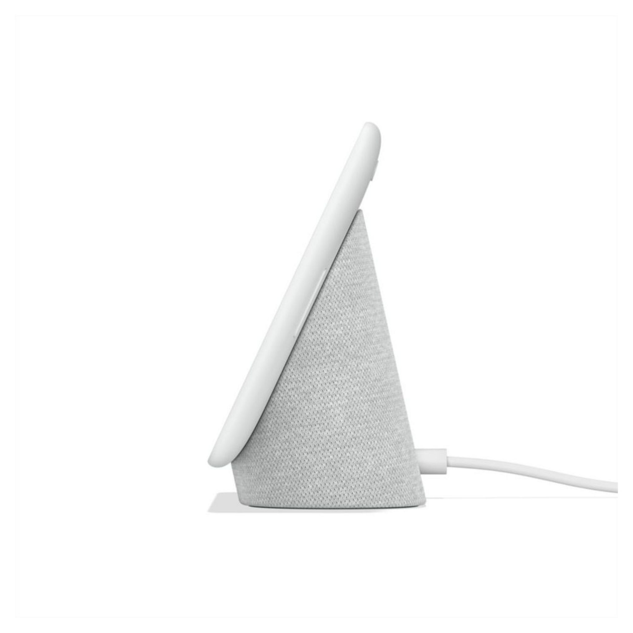 Voir la diapositive 2 : GOOGLE Assistant vocal Nest Hub - Chalk - Gris clair