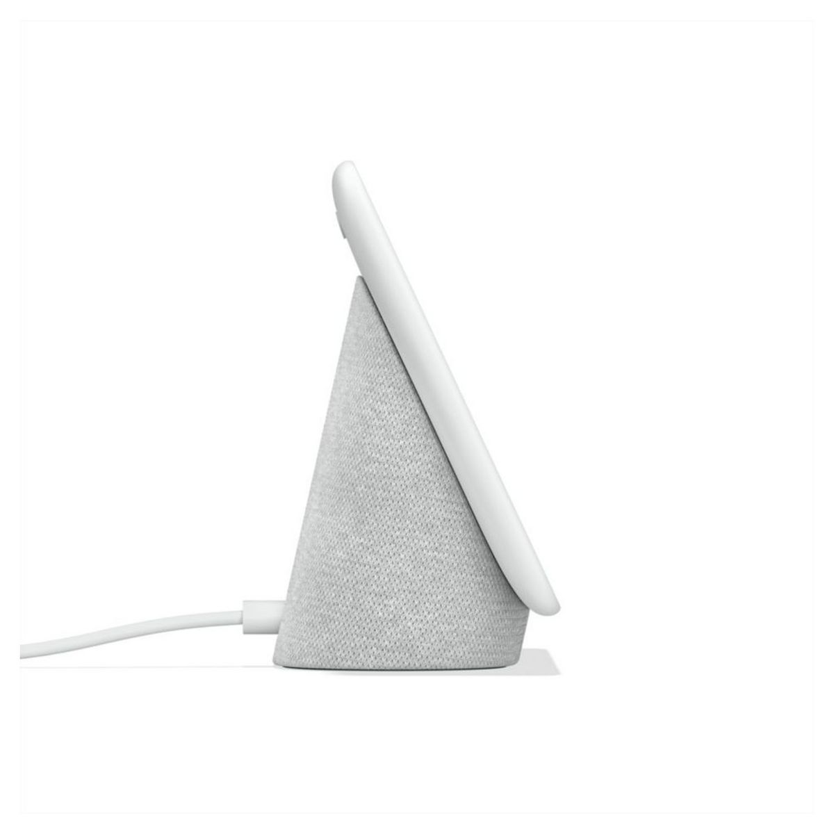 GOOGLE Assistant vocal Nest Hub - Chalk - Gris clair