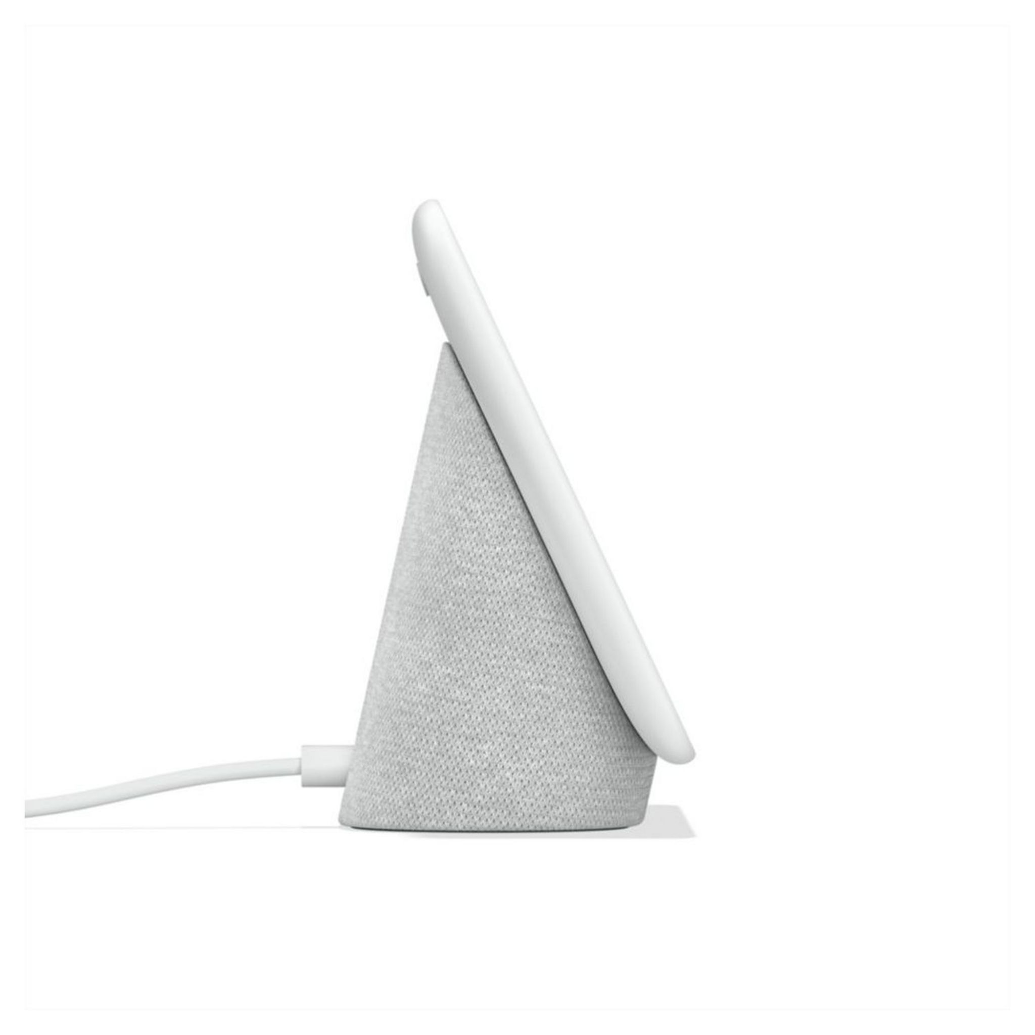 Voir la diapositive 4 : GOOGLE Assistant vocal Nest Hub - Chalk - Gris clair