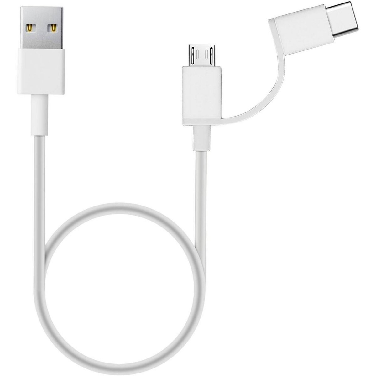 XIAOMI Câble  Micro USB / USB-C 1 m Blanc
