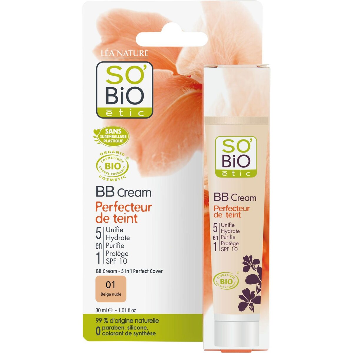SO BIO So Bio etic bb cream 01 beige nude 30ml