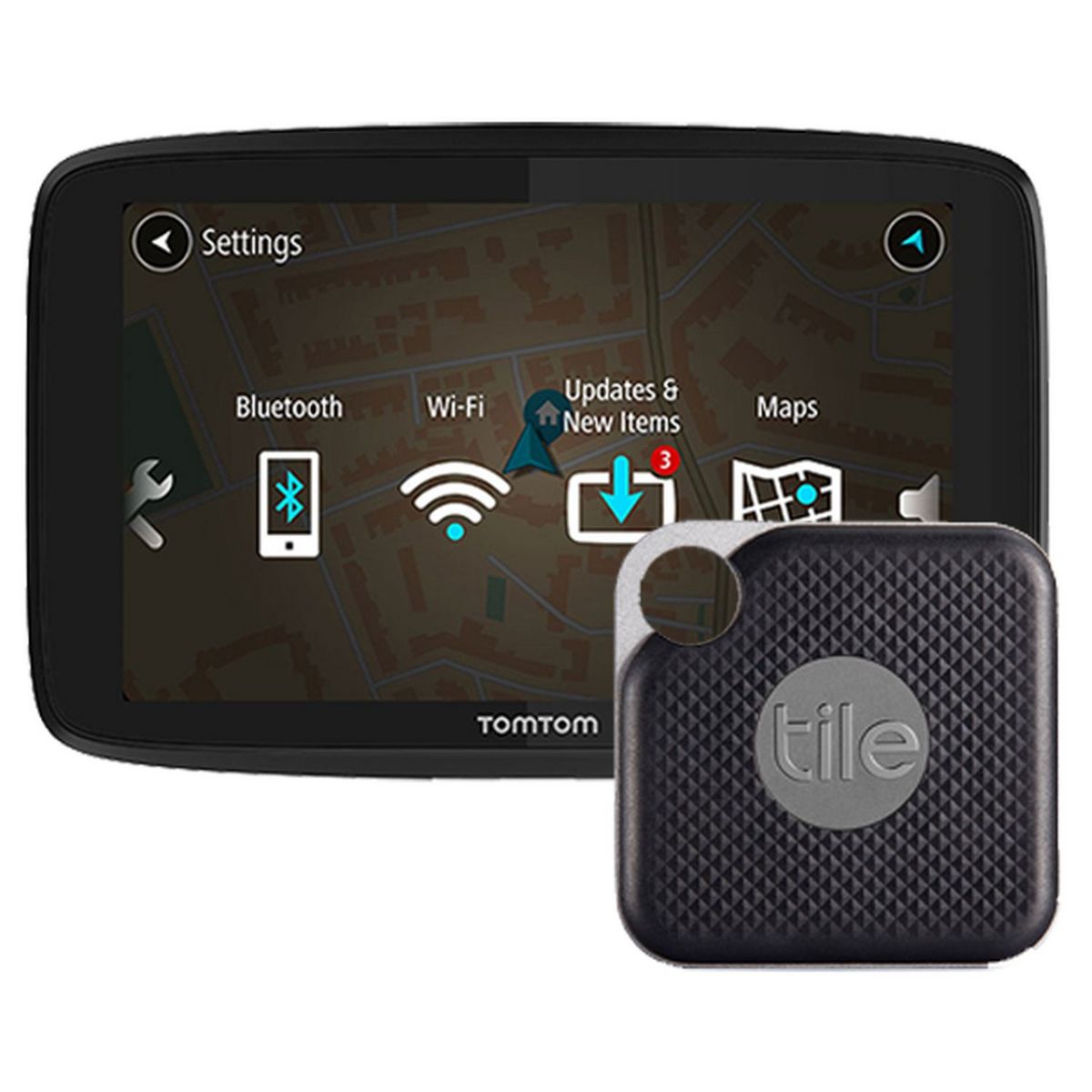 TOMTOM GPS - Pack Go Essential + Porte clé Tile pro
