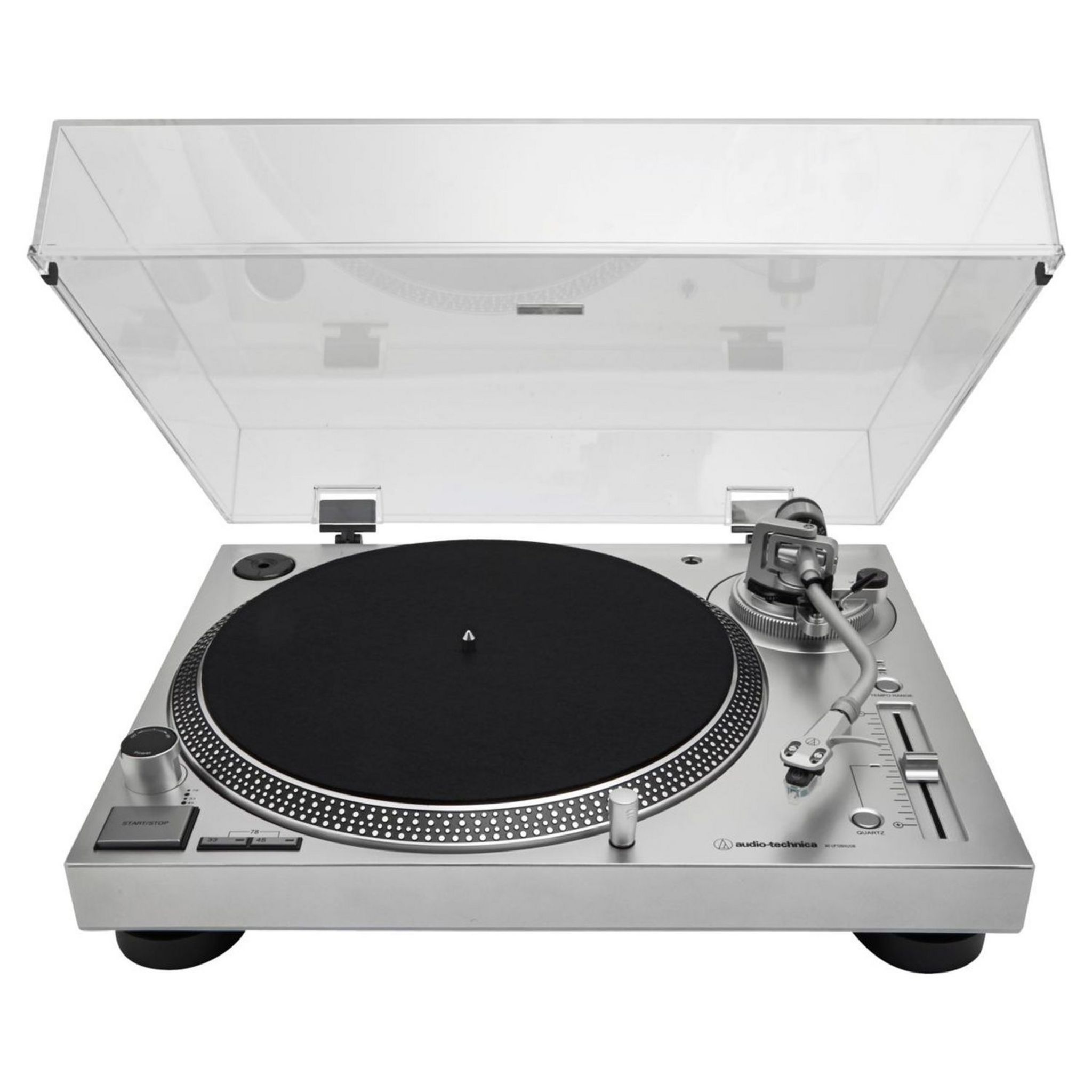 Voir la diapositive 6 : AUDIO TECHNICA Platine vinyle AT LP120XUSBSV - Gris argenté