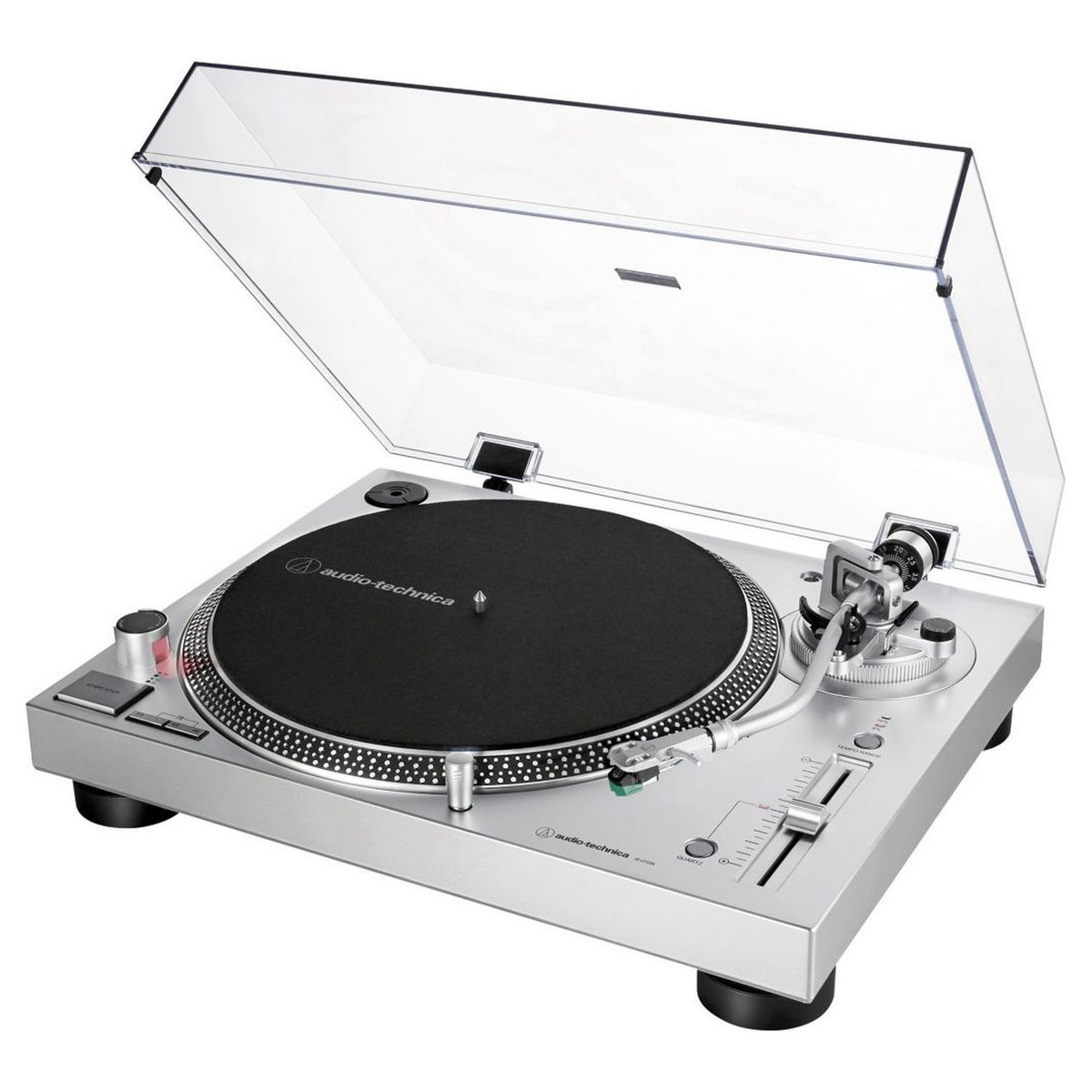 AUDIO TECHNICA Platine vinyle AT LP120XUSBSV - Gris argenté