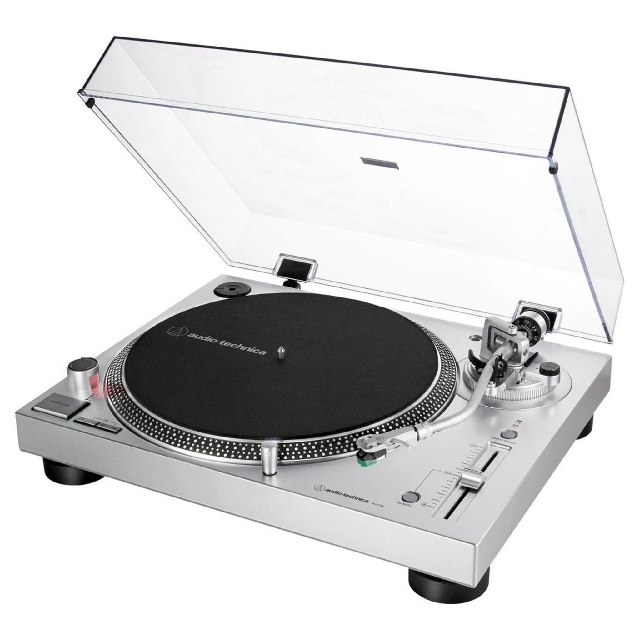 Voir la diapositive 4 : AUDIO TECHNICA Platine vinyle AT LP120XUSBSV - Gris argenté