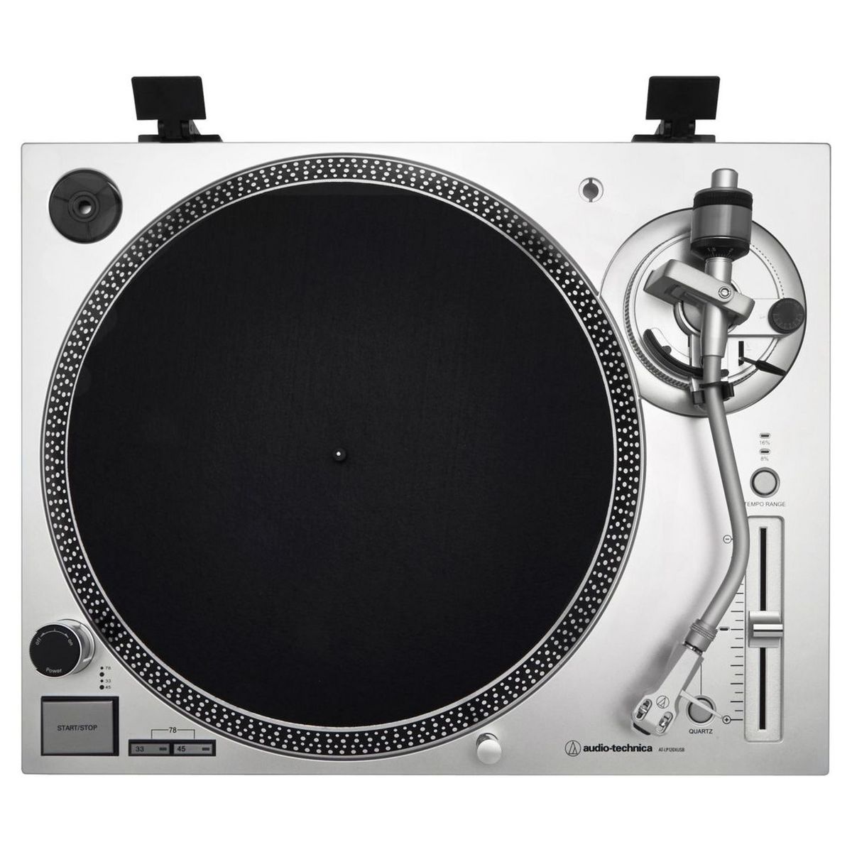 AUDIO TECHNICA Platine vinyle AT LP120XUSBSV - Gris argenté